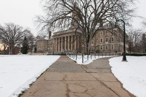 Old Main in Winter